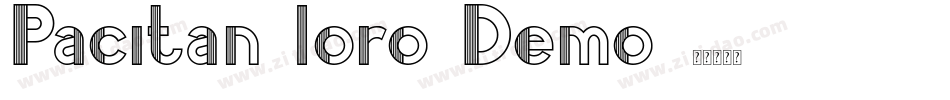 Pacitan loro Demo字体转换